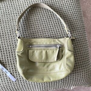 Fossil avocado color shoulder bag